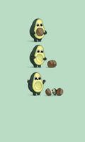 Cute Avocado Wallpaper imagem de tela 1