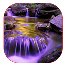 cascade de papier peint violet APK