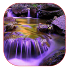 Purple Waterfall Wallpaper icon