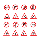 Driving theory test - Traffic  icon