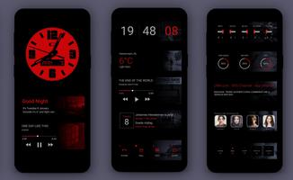 Dark KWGT Widget Pack 포스터