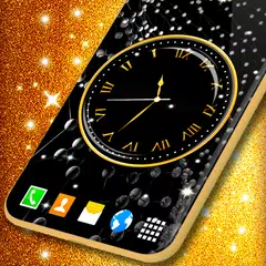 Black HD Clocks Live Wallpaper アプリダウンロード