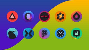 Baked - Dark Android Icon Pack 截圖 2