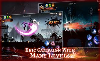 Shadow Fight Heroes - Dark Knight Legends Stickman capture d'écran 1