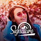 ikon Add Auto Signature on your Pho