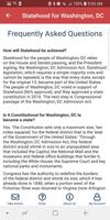Statehood for Washington, DC capture d'écran 3