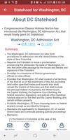 Statehood for Washington, DC capture d'écran 1