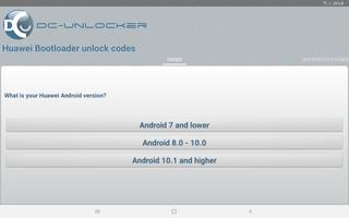 DC Huawei Bootloader Codes captura de pantalla 1