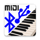 Piano MIDI Bluetooth USB ikona