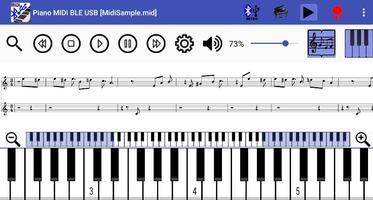 Piano MIDI Bluetooth USB পোস্টার