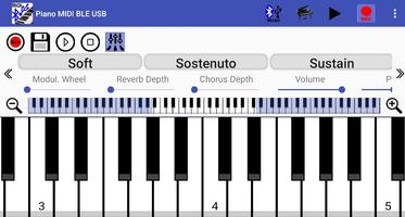 Piano MIDI Bluetooth USB captura de pantalla 3