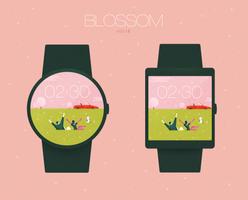 Blossom watchface by Julie screenshot 1