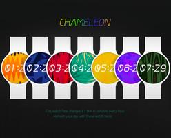 Chameleon watchface by Xeena скриншот 1