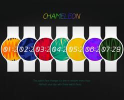 Chameleon watchface by Xeena ภาพหน้าจอ 1