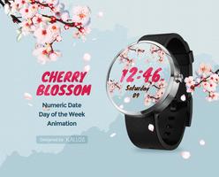 برنامه‌نما CherryBlossom Watchface by Kallos عکس از صفحه