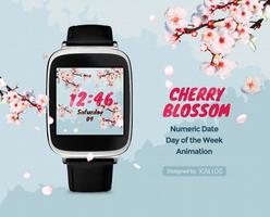 برنامه‌نما CherryBlossom Watchface by Kallos عکس از صفحه