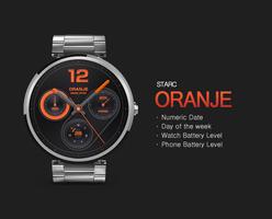 Oranje watchface by Starc Affiche