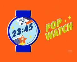 POP WATCH watchface by Neroya Affiche