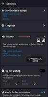Alarm naładowania baterii screenshot 2