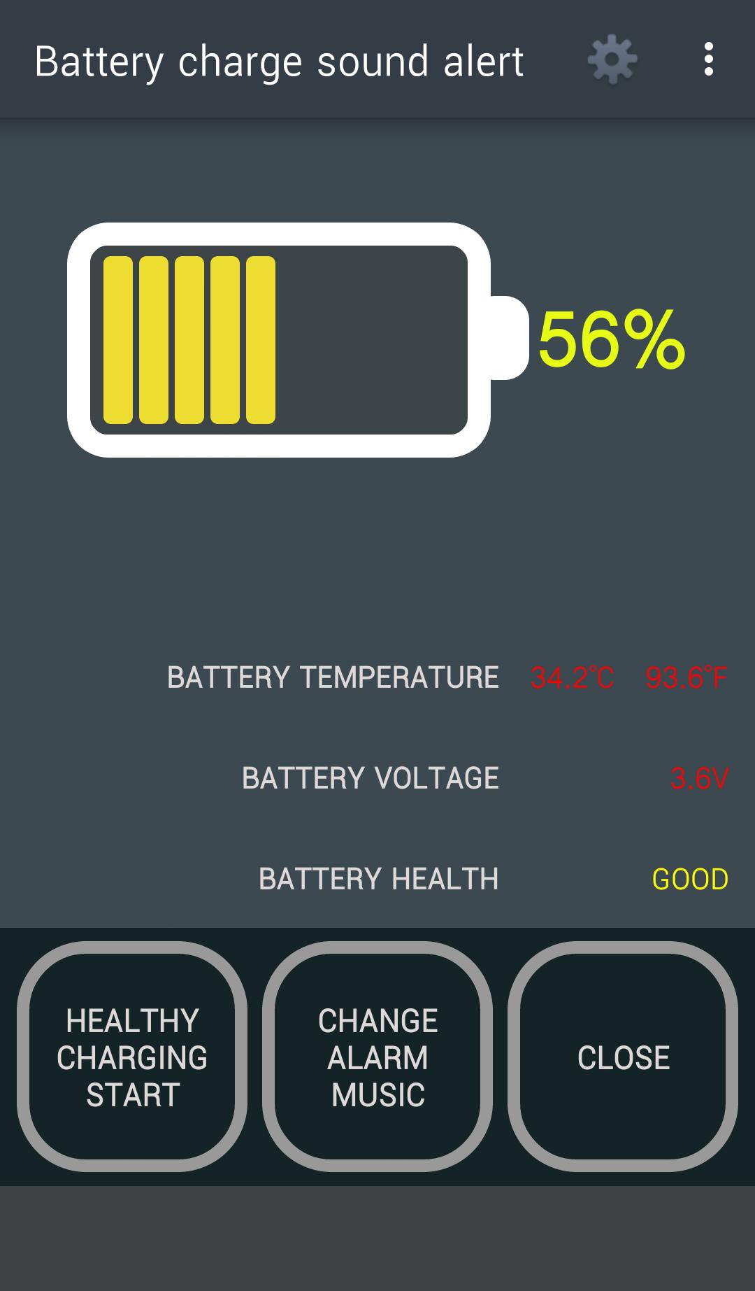 Battery notification