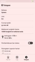 Pedometer-Penghitung Langkah screenshot 1