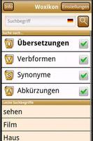 Woxikon Wörterbuch-App Ekran Görüntüsü 1