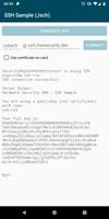 SSH Example تصوير الشاشة 3