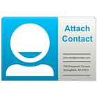 Attach Contact icône