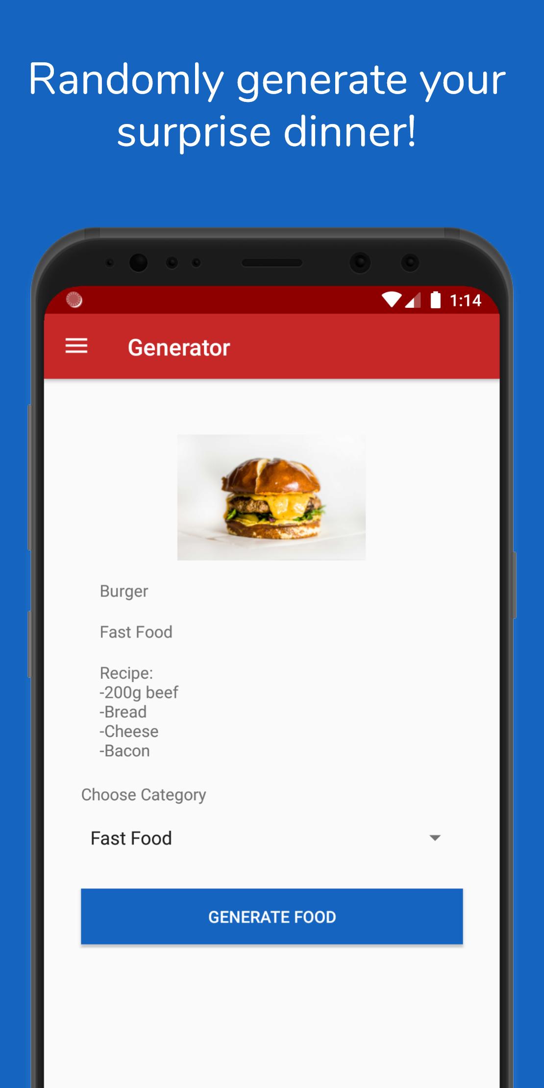 Random Food Generator for Android - APK Download
