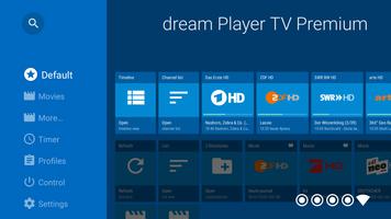 dream Player Sat>IP for TV Plakat