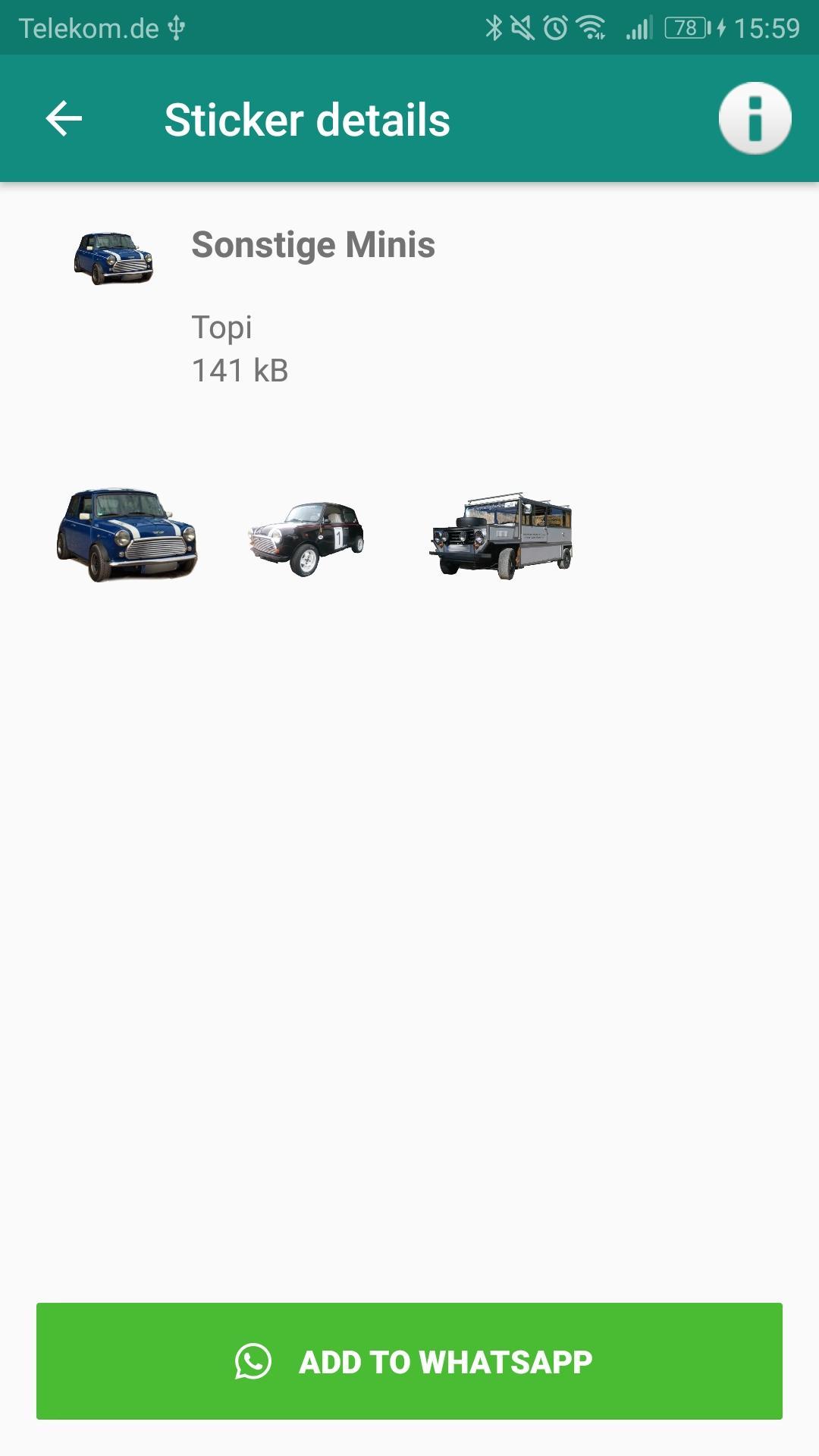 Classic Mini Wa Sticker For Android Apk Download