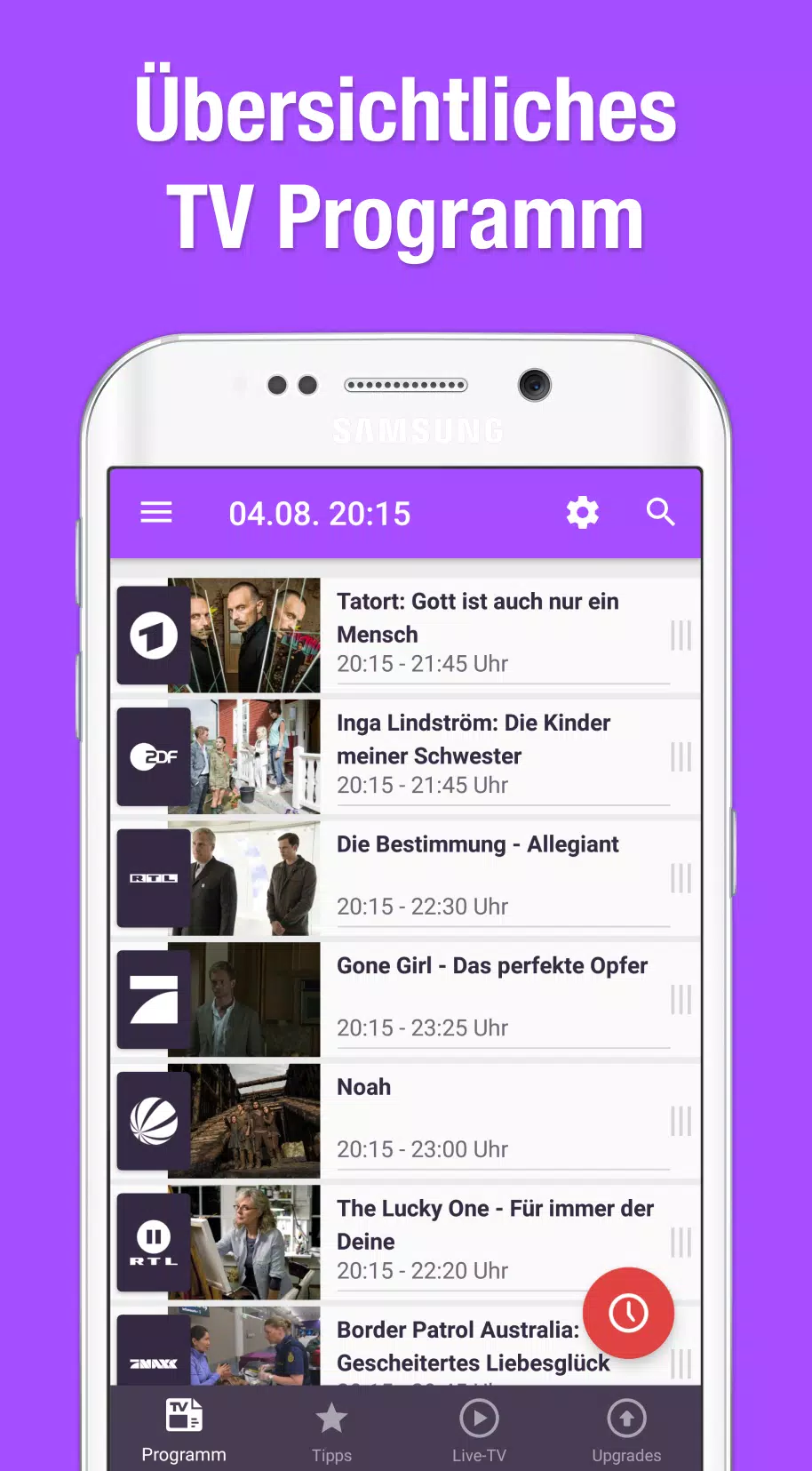 TV.de TV Programm App for Android - APK Download