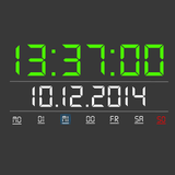 Digital Clock Widget Zeichen