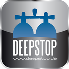 DEEPSTOP- Tauchausrüstungen Zeichen