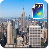 New York City Night & Day Free icône