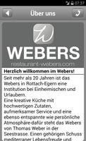 Restaurant Webers screenshot 1