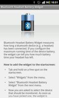 Bluetooth Headset Battery اسکرین شاٹ 1