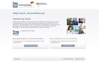 INQA-Check Personalführung پوسٹر