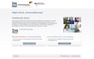 INQA-Check Personalführung Screenshot 2
