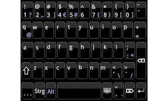 Bright Keyboard Affiche