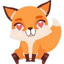 Cute Little Fox Stickers - WAS APK