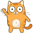 Cute Orange Cat Stickers - WAStickerApps APK