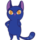 Blue Cat Stickers - WAStickerA APK