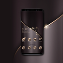 Classy Golden Flower Theme APK
