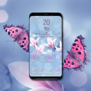 Pink Magnolia Flowers Theme APK