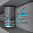 Playboy Square Glass Themee APK