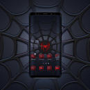 Red Spider Web Theme APK