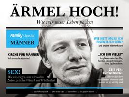 Ärmel hoch: family-Männer-Heft Poster