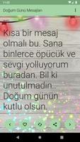 Doğum günü mesajları Ekran Görüntüsü 2