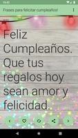 Frases felicitar cumpleaños captura de pantalla 1